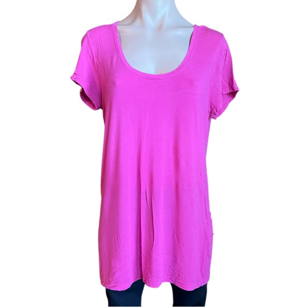 Ann Taylor Pink Short Sleeve Tee Women’s XL FUC
